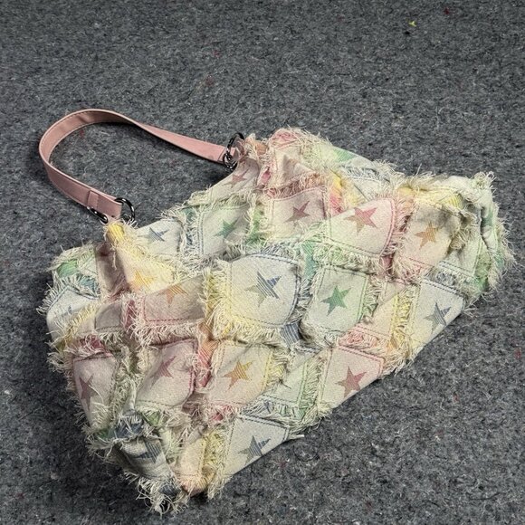 Y2K 00’ star pattern , streetwear nyc bag - Picture 2 of 7